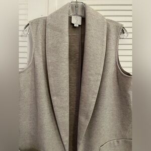 JOIE Beige Long Vest Size M